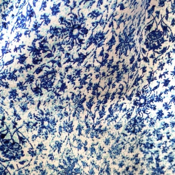 BETHANY MOTA Blue Floral Flowy Shorts, Size M. - Picture 6 of 11